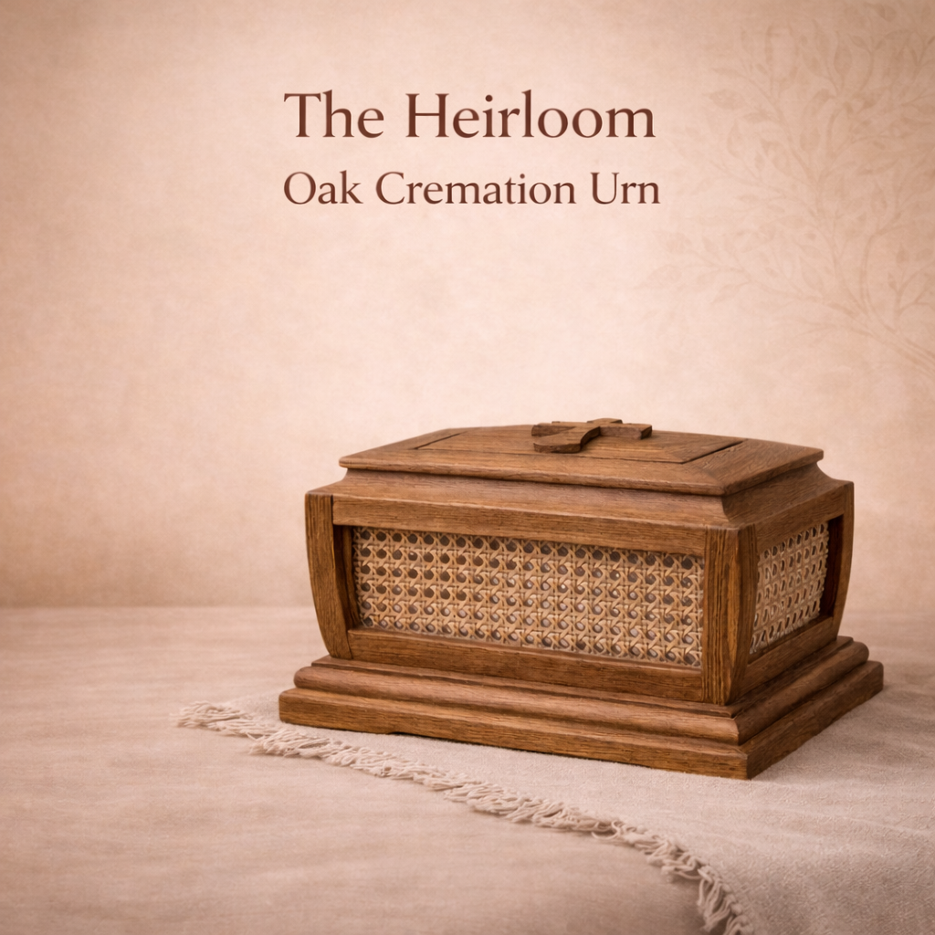 The Heirloom Oak Memorial Urn