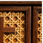 StillWood Memorial Urn | Handcrafted White Oak & Natural Cane | 250/500 cu in