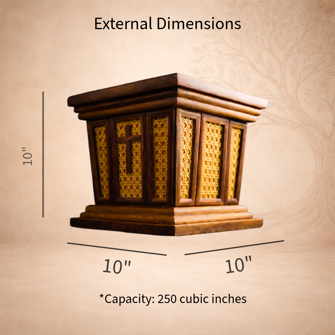 Stillwood Oak Cremation Urn