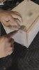 Just a normal day at the shop: fitting and sanding dovetail corners by hand