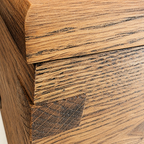Timberhold Memorial Urn │ Handcrafted Rustic White Oak │ 230 - 500 Cubic Inches