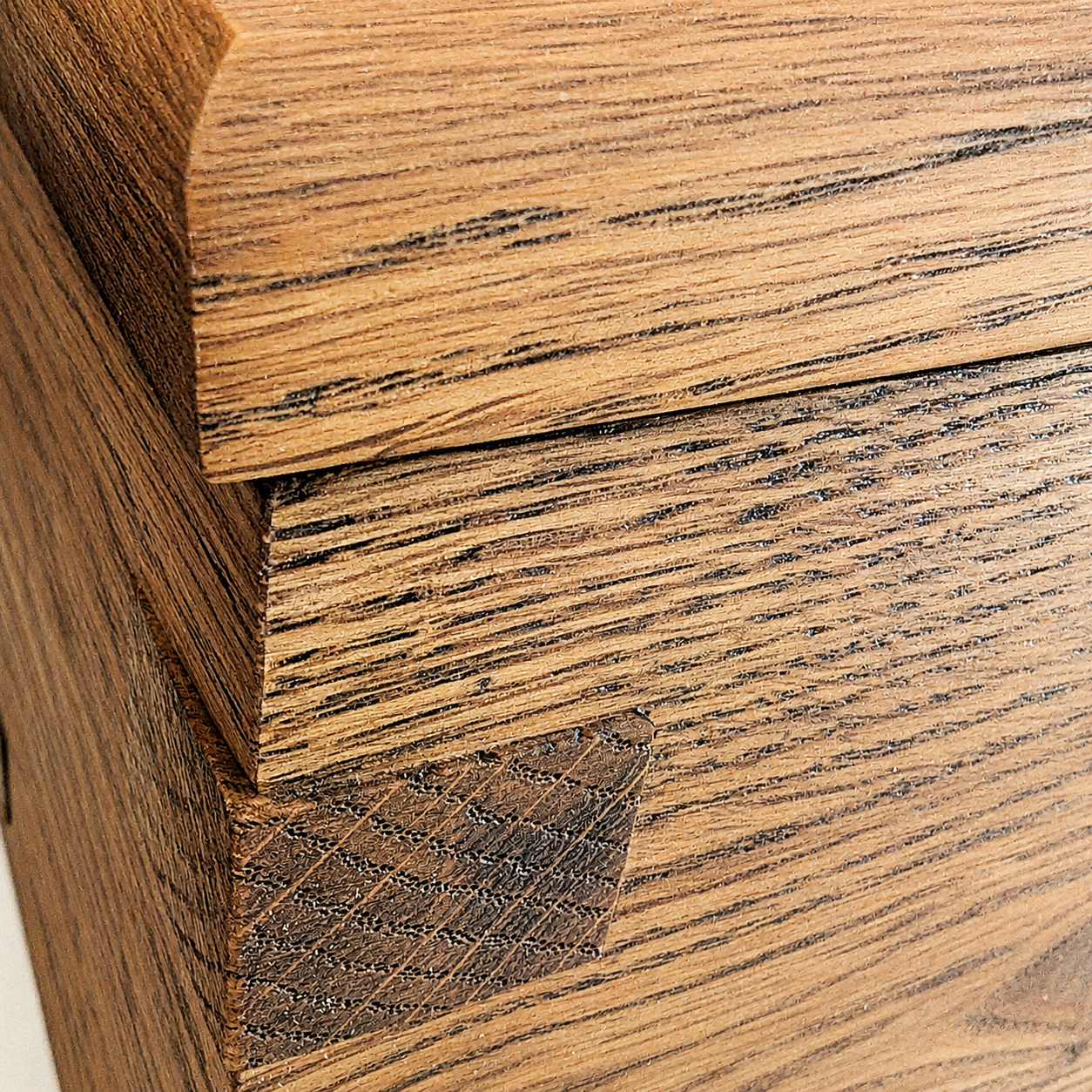 Timberhold Memorial Urn │ Handcrafted Rustic White Oak │ 230 - 500 Cubic Inches